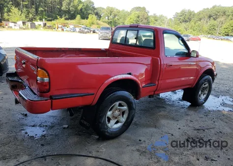 2001 Toyota Tacoma из США, поврежденный, VIN 5TEPM62N81Z732635